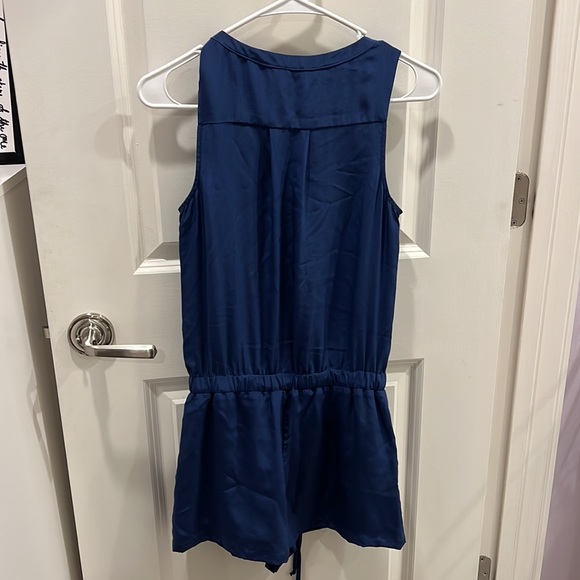 Navy Blue Romper - Picture 2 of 3